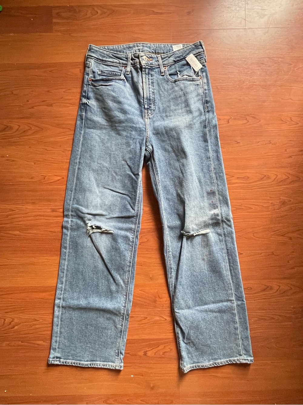 BNWT old Navy sky hi wide leg jeans